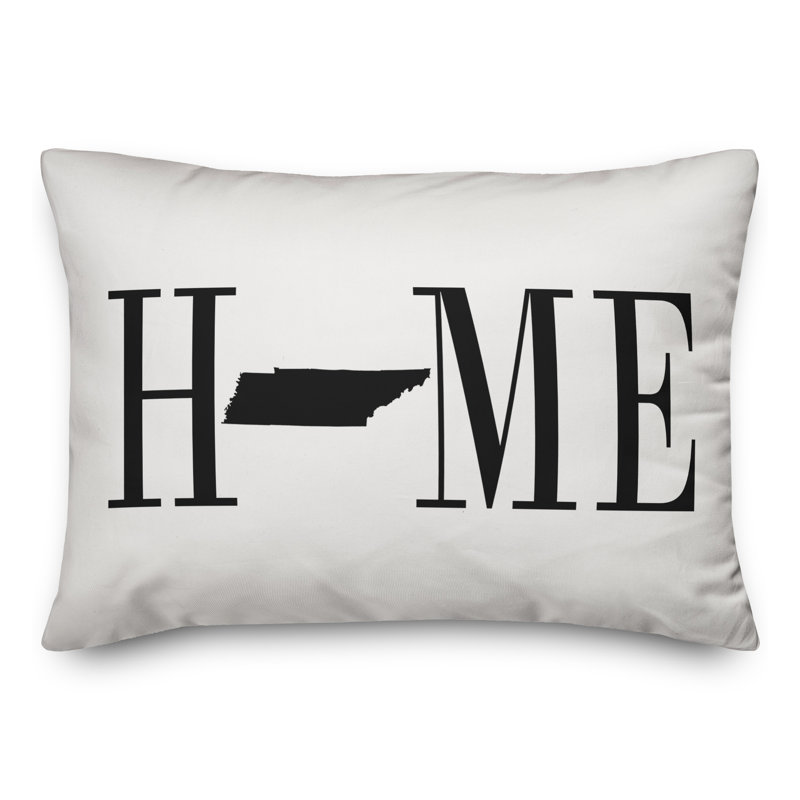Alabama Home State Indoor/Outdoor Lumbar Pillow, Tennessee