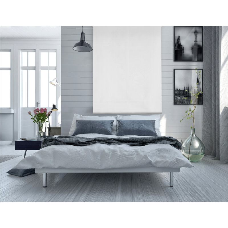 Blackout Roller shade, 175 cm L x 120 cm W, Off- White