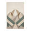 Tapis d'inspiration mondiale Pacchiana lavable à la machine en beige - reliure beige-1319835045