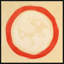 Zen Circle In Red Giclee On Canvas