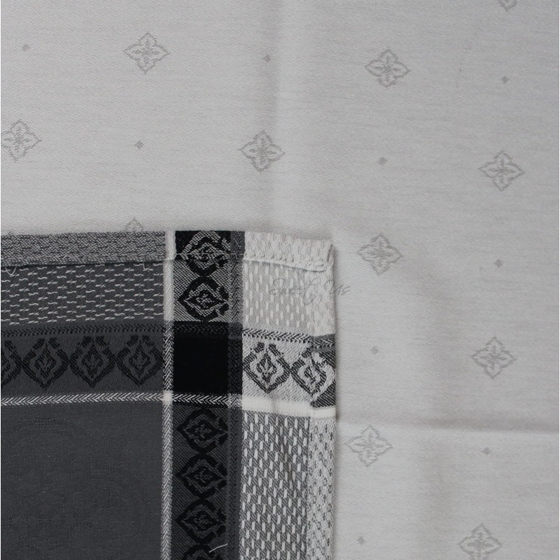 Wipeable Spill Resistant French Floral Cotton Tablecloth