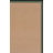 Nannette Handmade Dark Beige Berber with Green Cotton Border Made in the USA Area Rug-1308903001