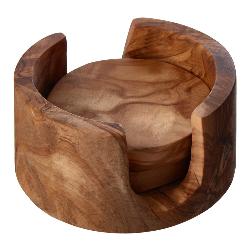 Wood Round 1 Piece Coaster