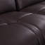 Canapé modulaire en cuir véritable de 156 po de largeur et méridienne-56432087-56432086