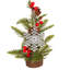 Ornements d'arbre de Noël en cristal décoratifs en forme de flocon de neige en métal de 4,1 pouces, 1 pièce