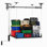 Système de levage de garage robuste 47,24 po, système de levage de plafond de 400 lb avec plage de levage de 130 po et verrou de sécurité, système de rangement réglable SAM pour plafonds jusqu'à 13 pi