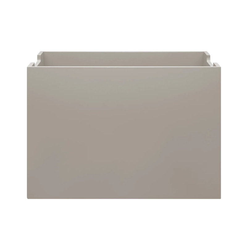 Blomus Box, 37.6cm H x 39.3cm W x 24.8cm D, Grey