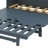 Murphy Bed Cabinet With USB Charging Station And Large Storage Drawer, Foldable Pull Out Murphy Chest Bed-1371401351-1371401352
