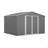 10X8 FT Outdoor Storage Shed, All Weather Metal Sheds Withlockable Doors, Tool Shed For Garden, Patio, Backyard, Lawn-123926064
