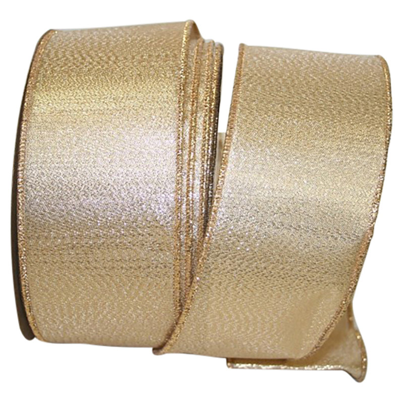 Fabric No Theme Ribbon, Gold, 4" H x 4" W x 4" D