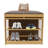 4 Pairs Entryway Shoe Storage Bench-1447438994