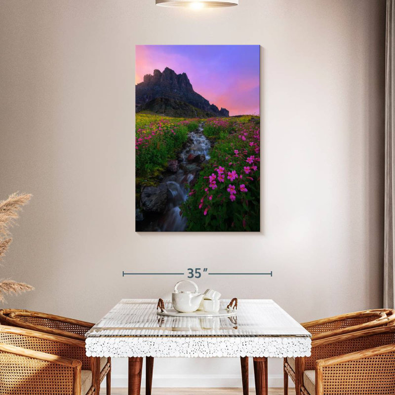 Alvord Scenic Flower Field, H 45 po x l 30 po