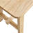 Solid Wood Rectangular Stool - Versatile Small Bench For Living Room, Bathroom, And Vanity Use