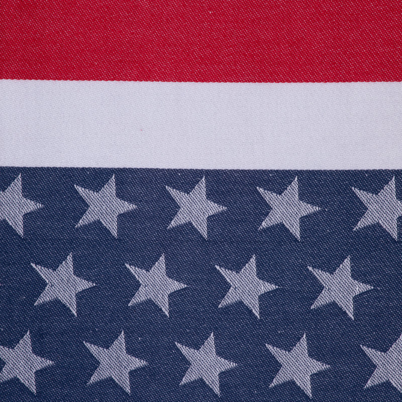 Stars and Stripes Jacquard Table Runner, 72" x 14"