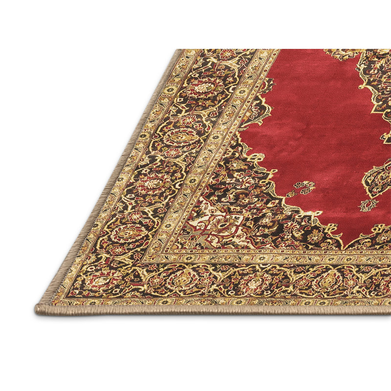 Tapis brun traditionnel Traditional 4489, Rectangle 3 pi x 5 pi