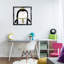«Penguin in Beanie Hat», art mural encadré sur toile flottante, design par Carla Daly-634511954-634511953