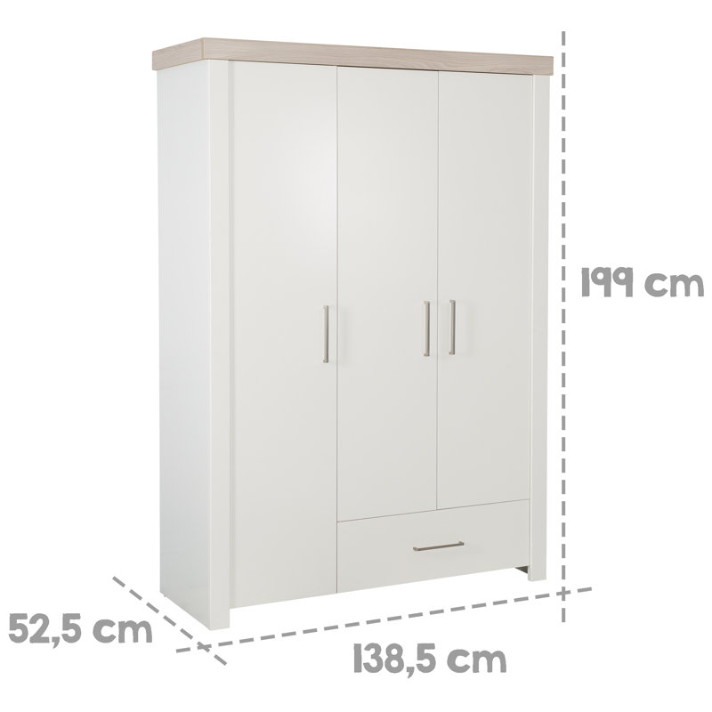 Lucy 3 Door Wardrobe