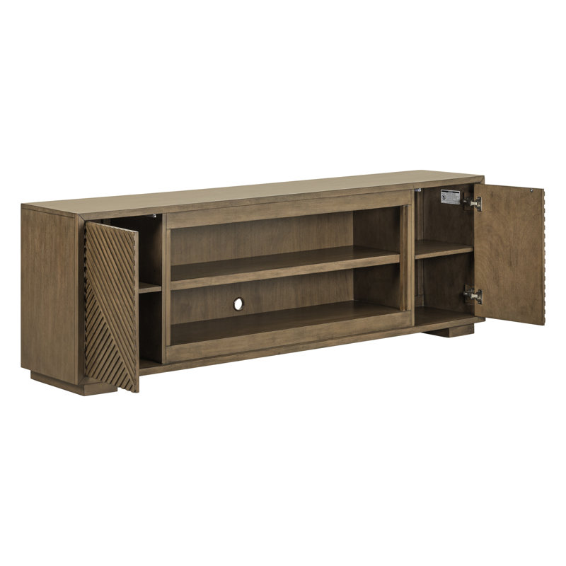 84 Inch TV Console W/ Firebox