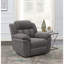 Fauteuil inclinable électrique oscillant gris anthracite