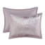 Édredon en velours froissé 5 pièces pour très grand lit - Comprend design, rembourrage, lavable à la machine, coussins décoratifs en microfibre réversible, style et besoin de bourre