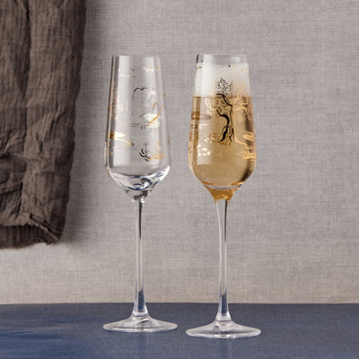 Skye 8.5oz. Champagne Glass Stemware Set