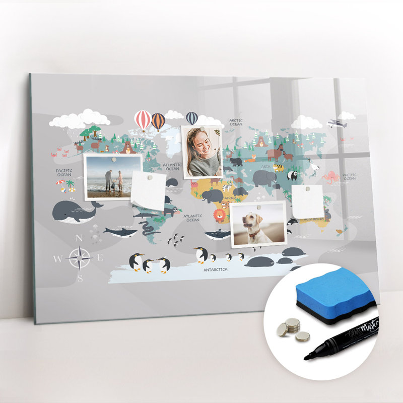 Magnetic Glass Dry Erase Board