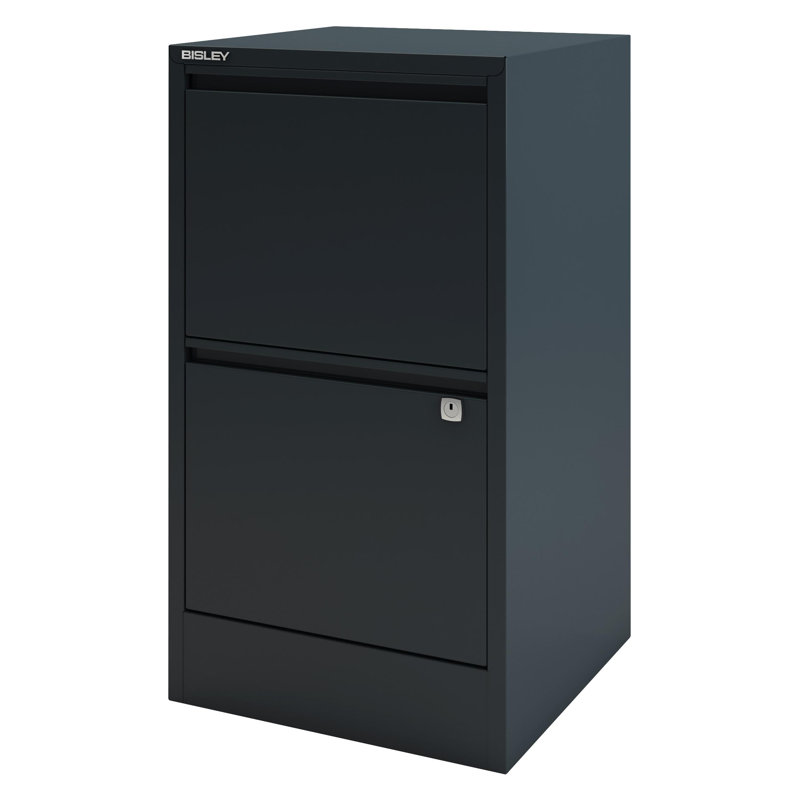 Home Filer 2 Drawer Filing Cabinet, Anthracite