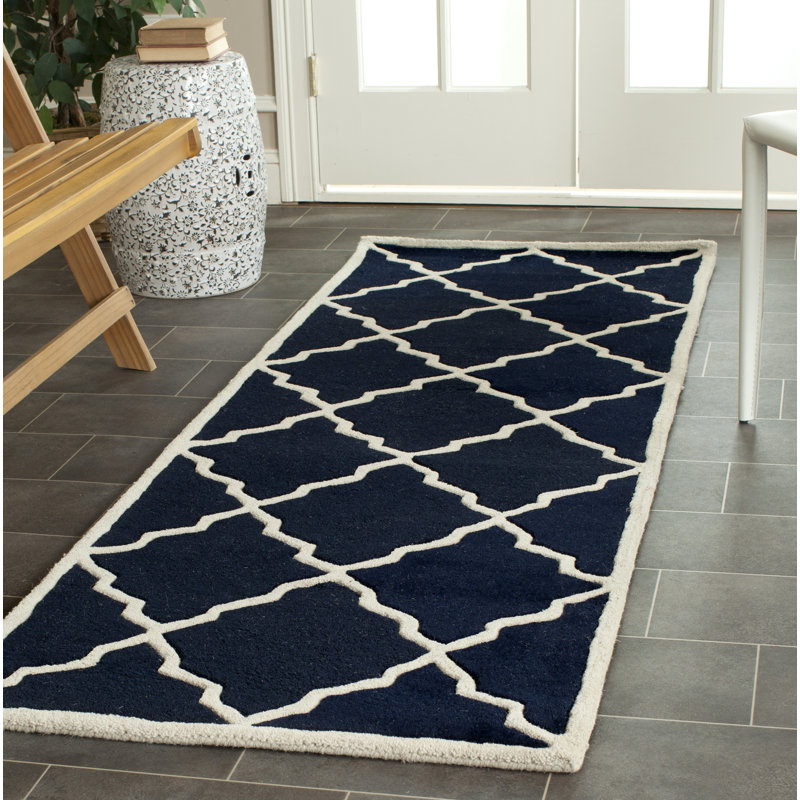 Chatham Hand Tufted Wool Geometric Rug, Runner 2'3" x 7'