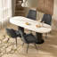Modern Dining Chairs 54.8*46.9*83.2cm Tech Fabric Upholstery with Stylish Design Sofa-Level Cushioning Pet-Friendly Durable Scratch Resistant for Kitchen Dining Room or Home Office-1034794734-1013287189