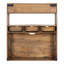 Bureau flottant en bois massif Aerick-1873200421