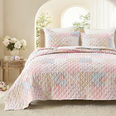 Ensemble de courtepointe Wonderful Shabby Chic