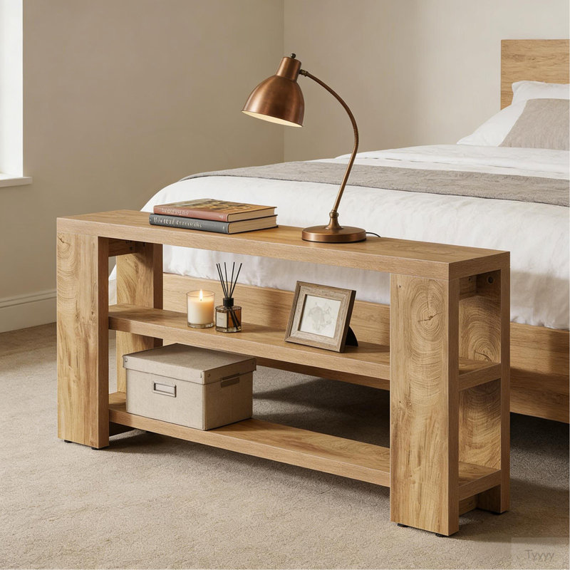 Sofa Table,3-Tier Side Table,Console Table