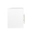 Stackable White Wall-Mounted Storage Cabinet, 15.75"D x 35.43"W x 19.69"H