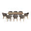 Alura Padua Outdoor Teak Dining Set-747310796