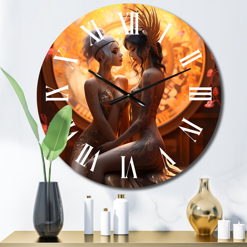 Horloge murale Divine Love Sensual Goddess, Petit