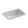 Ladena® Finish Vitreous China Rectangular Undermount Bathroom Sink with Overflow