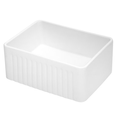 24'' L Single Bowl Fireclay Kitchen Sink