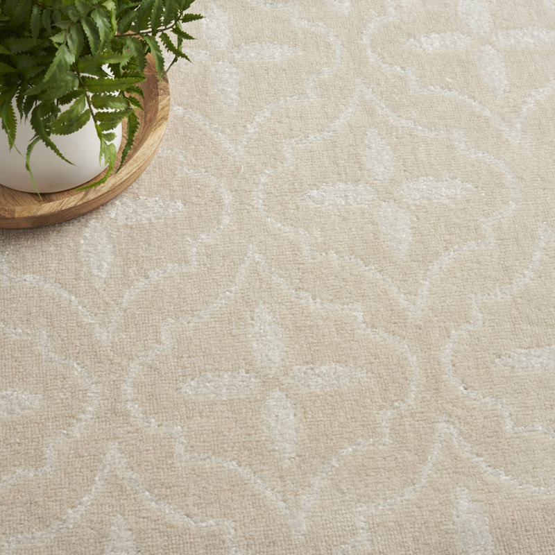 Tapis intérieur / extérieur ivoire / beige Nourison Essentials, Rectangle 5 pi x 7 pi