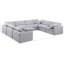 Canapé modulaire de coin rembourré 8 pièces Itala-94482592