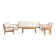 Adagio Outdoor Solid Teak Wood Coffee Table