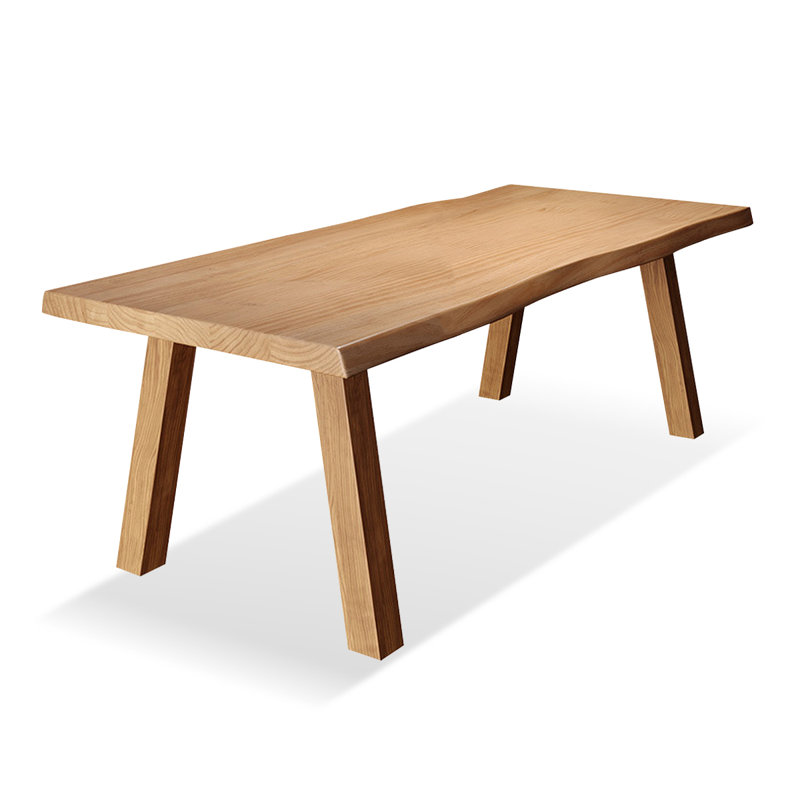 Brown Rectangular Solid Wood Dining Table, 29.53"H x 70.87"L x 31.5"W