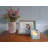 4'' H Glass Tabletop Tealight Holder with Candle Included