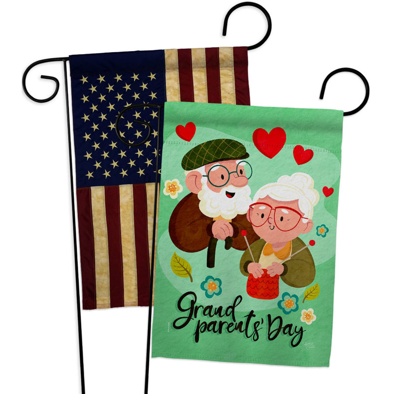 Double Sided 18.5'' H x 13'' W Polyester Garden Flag