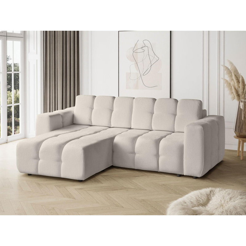 Bradd 4 Seater Sofa Bed, Beige