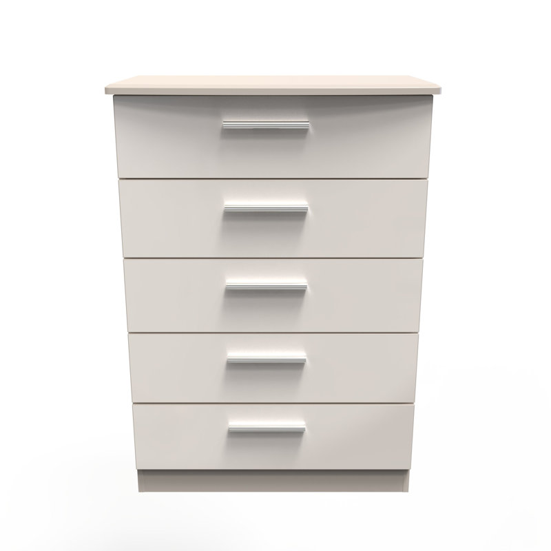 Bisceglia 77cm W 5 - Drawer Chest of Drawers