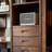 American style solid wood practical bookcase