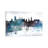 Nottingham Bluish Skyline by WallDecorAddict - Wrapped Canvas Print-1473296904