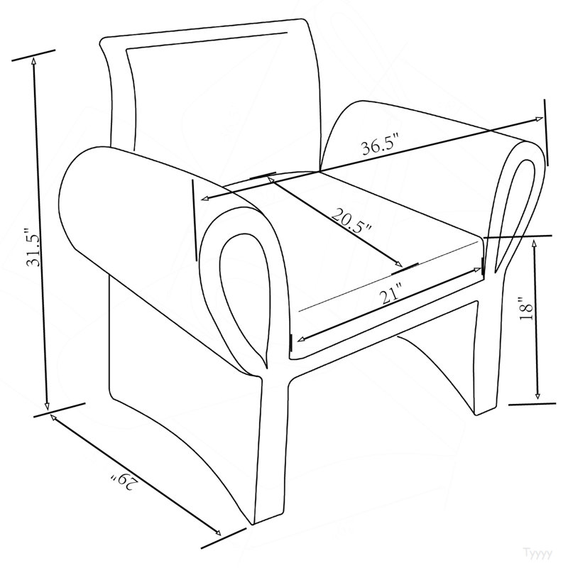 Fauteuil Whitney