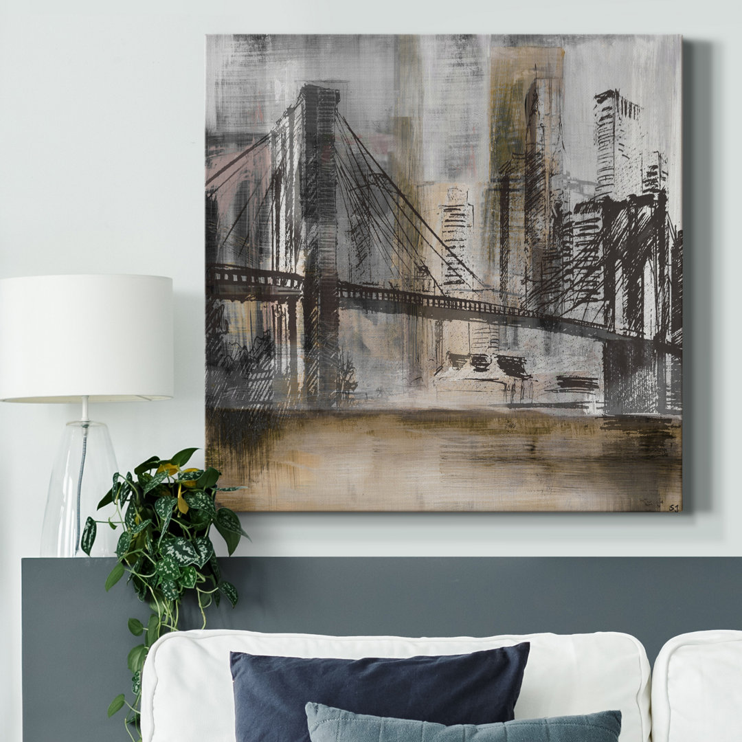 " Brooklyn Bridge Twilight " 17 Stories 