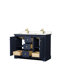 Meuble-lavabo double autoportant 48 po avec plateau Avery-98214018-98214020-134315621